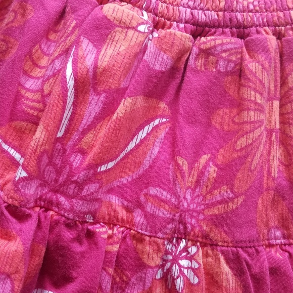 Liv a Little Pink Hawaiian Floral Skirt Sz 7/8 - Picture 7 of 7